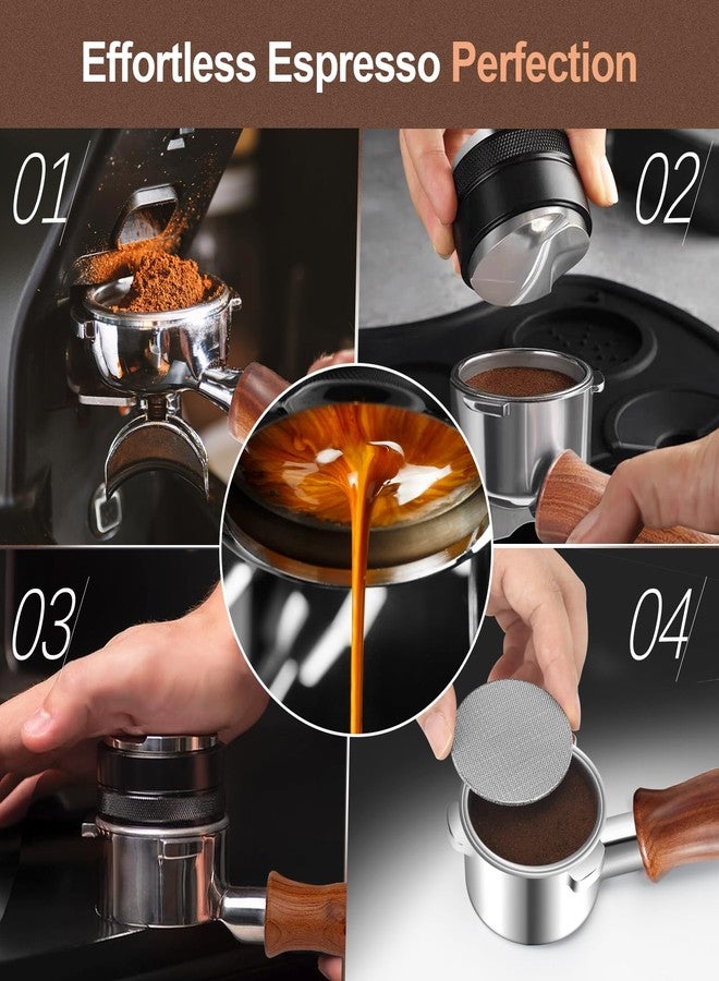 WhaleSiper 51mm Bottomless Portafilter with Puck Screen, 3 Ears Stainless Steel Head, Compatible with CASABREWS CM5418, 3700Essential, 3700Gense Espresso Machines, Includes 304 Stainless Steel Filter Basket - Image 4